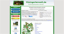 Desktop Screenshot of kleingartenwelt.de