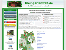 Tablet Screenshot of kleingartenwelt.de
